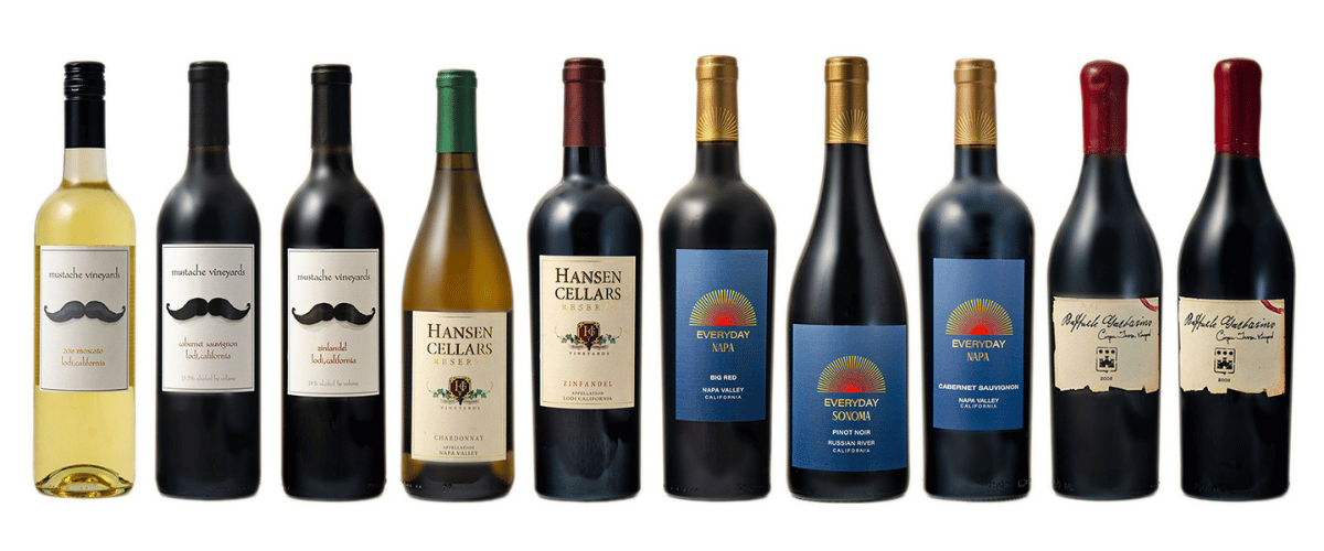 10 rótulos de vinhos californianos